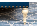 Oversized Leather Upholstered Ottoman