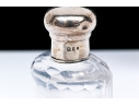 Antique Collection Of Five Sterling Silver Mounted Vanity Items