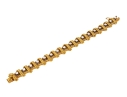 18k Yellow Gold Stunning Vintage Diamond Set Rope Motif Bracelet, App. 2.38 TCW