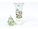 Herend Hungary Hand-Painted Porcelain Vase, Rothschild Bird (RO) Pattern