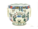 Chinese Famille Verte Porcelain Jardinière