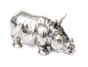 Buccellati Sterling Silver Miniature Captivating Standing Rhino, Retail $630