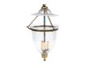 Elegant Glass And Brass Pendant Light