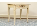 Whimsical Painted French Country Accent Table