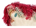 Antique French Aubusson Accent Pillow
