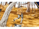 Hermès Fabulous Chasse Au Bois Woodland Scene Silk Scarf