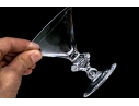 Set Of Six Steuben Martini Glasses