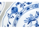 Set Of Three German, Meissen Blue And White Plates