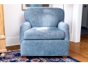 Lewis Mittman Upholstered Armchair With Ottoman