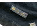 Loro Piana Beautiful Black Cashmere And Suede Edged Throw