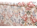 Custom Upholstered Sofa With Bullion Fringe
