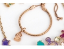 Disney Collection Of Themed Jewelry Pieces, Including A Boxed Disney Parks/Pandora Bracelet