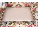 Custom Upholstered Sofa With Bullion Fringe