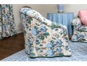 Custom Upholstered Tub Back Accent Lounge Chair