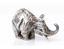 Buccellati Sterling Silver Miniature Delightful Standing Elephant, Retail $660