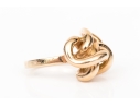 14k Yellow Gold Vintage Chunky Knot Style Ring, Size 5.25
