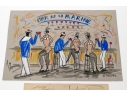 Two Unframed Signed Watercolors On Paper, 