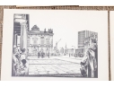 Vintage 1973-74 DDR Portfolio Of Prints Along With A Collection Of Other Prints