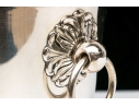 Pair Of Quality Silver Plated Ice Coolers With Loose Ring Handles