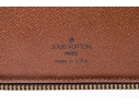 Louis Vuitton Brown Monogram Small Leather Zip Folio Pouch
