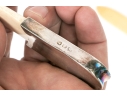 Group Of Three Antique Bone And Silver Letter Openers