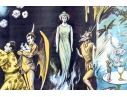Art Deco Magician Show Advertising Poster, 