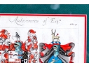 Three Decorative Prints Of Heraldic Coats Of Arms