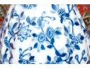 Pair Of Decorative Blue And White Porcelain Vases