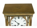 Neoclassical Style Brass Mantel Clock