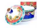 Seventeen Piece Set Of Versace Le Roy Soleil China Serving Wares