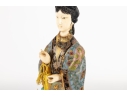 Vintage Chinese Cloisonne Enamel And Ormolu Guanyin Sculpture