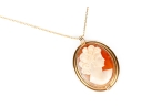 ** Lot Updated** Gold Filled Cameo Pendant Necklace