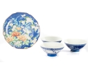 Group Of Asian Porcelain Bowls And Plate