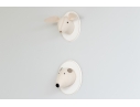 Two Restoration Hardware Baby & Child Felt Animal Heads