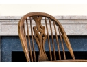 Nicely Carved Oak Windsor Armchair