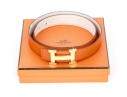 Hermes Gold Tone 'H