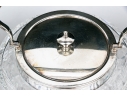 Three Antique Cut Glass And Silverplate Biscuit Jars 