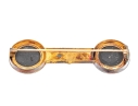 14k Gold Antique Beautiful Ornate Pietra Dura Grand Tour Brooch
