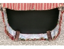 Custom Upholstered Club Chair With Bullion Fringe