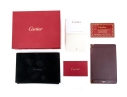Cartier Burgundy Leather Notepad Holder, Must De Cartier, With Box
