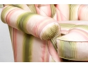 Vintage Button Tufted Armchair For Reupholstery