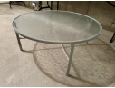 Low Glass Top Coffee Table
