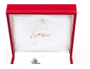 Cartier Sterling Silver Panther And Crystal Ball Paperweight, With Box