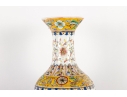 Reproduction Qianlong Rose Famille Porcelain Vase