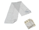 Loro Piana And Piazza Sempione Oatmeal Toned Silk, Linen And Viscose Lot Of Two Scarves