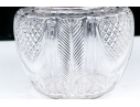 Antique Cut Glass And Silverplate Biscuit Jar