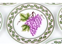 Set Of Fourteen Portuguese Hand-Painted Conimbricer Winterthur Interpretation Ceramic Plates