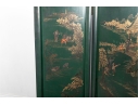3ft Hand-Painted Chinese Four-Panel Folding Screen