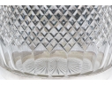 Antique Cut Glass And Silverplate Biscuit Jar