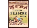 Large 1910 Pneu Hutchinson Cycles Pradere Riberac Poster